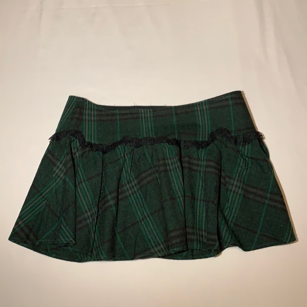 Lip Service vintage goth mini skirt XL